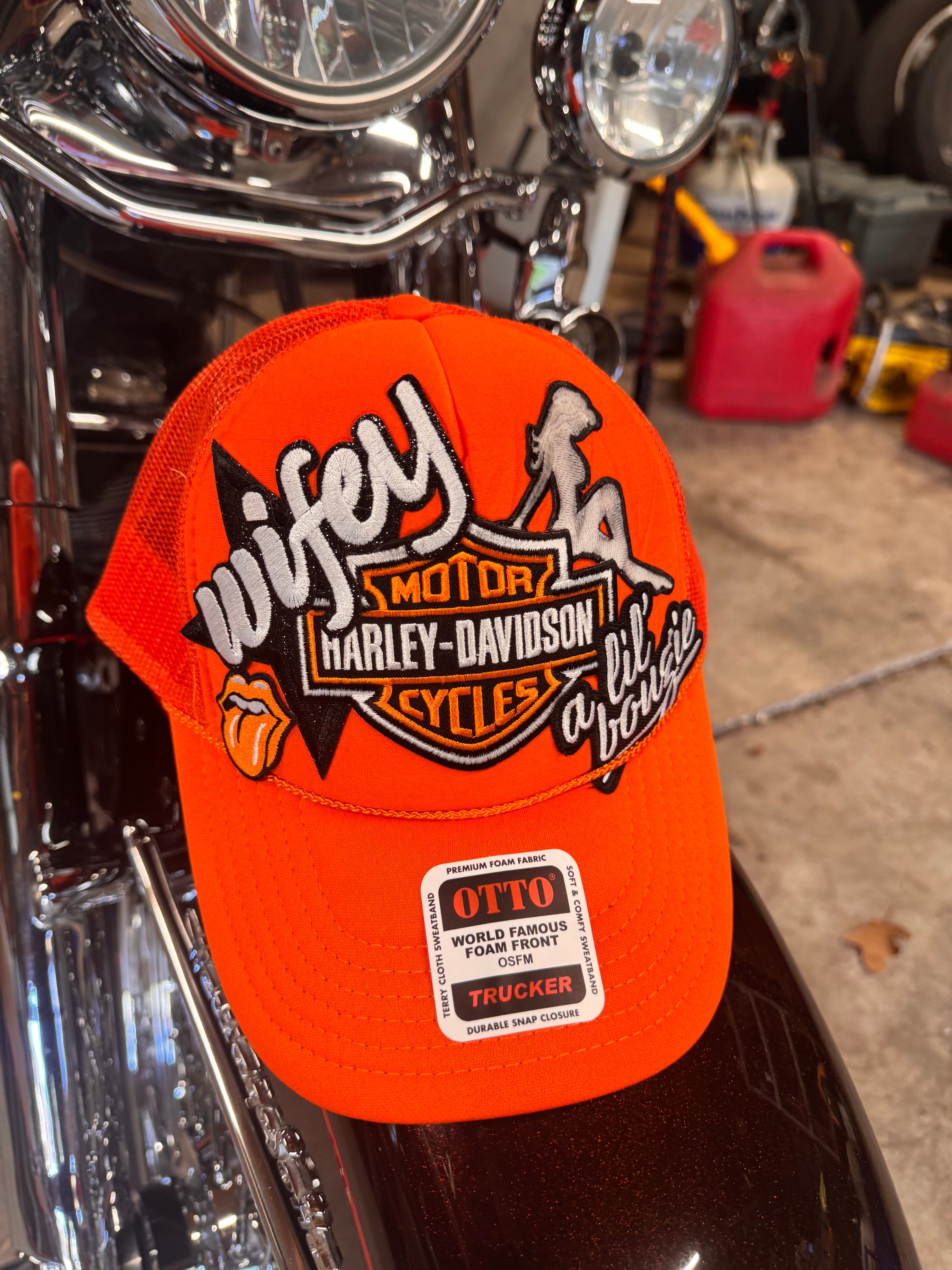 HD Wifey custom trucker hat