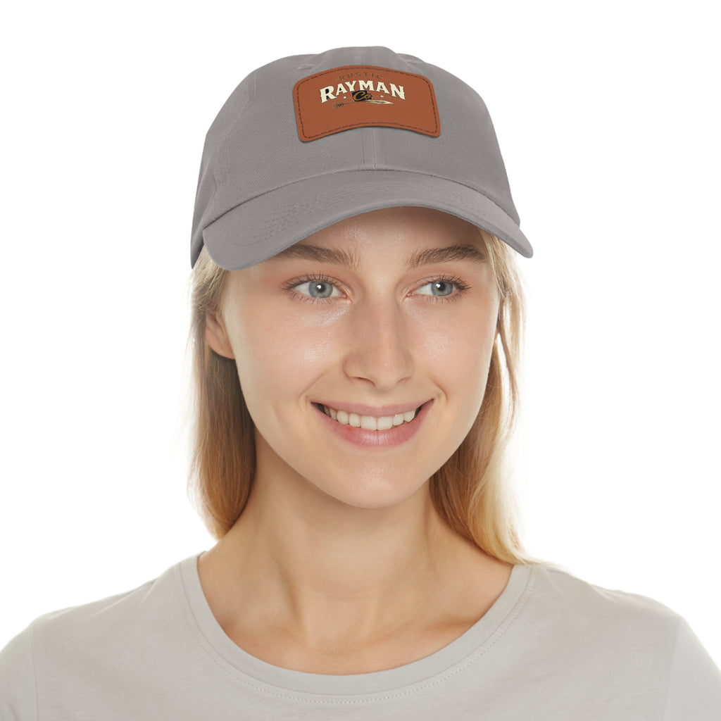 Rayman Co. Leather Patch Dad Hat — Vintage Baseball Cap