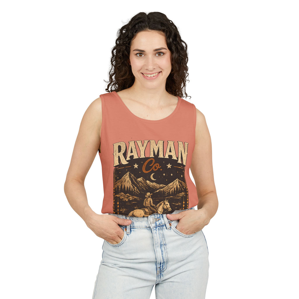 Rustic Rayman Co Tank Top — Garment-Dyed Vintage Style