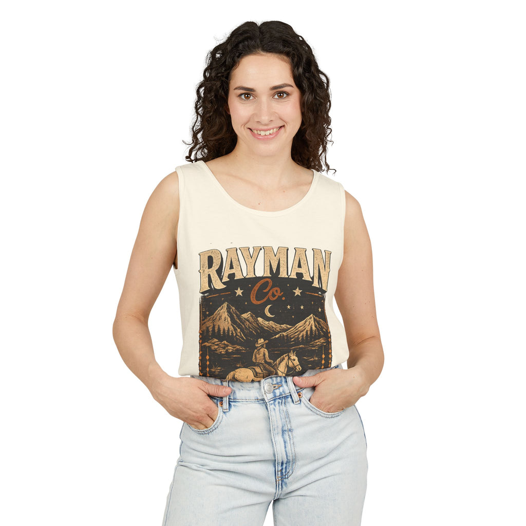 Rustic Rayman Co Tank Top — Garment-Dyed Vintage Style