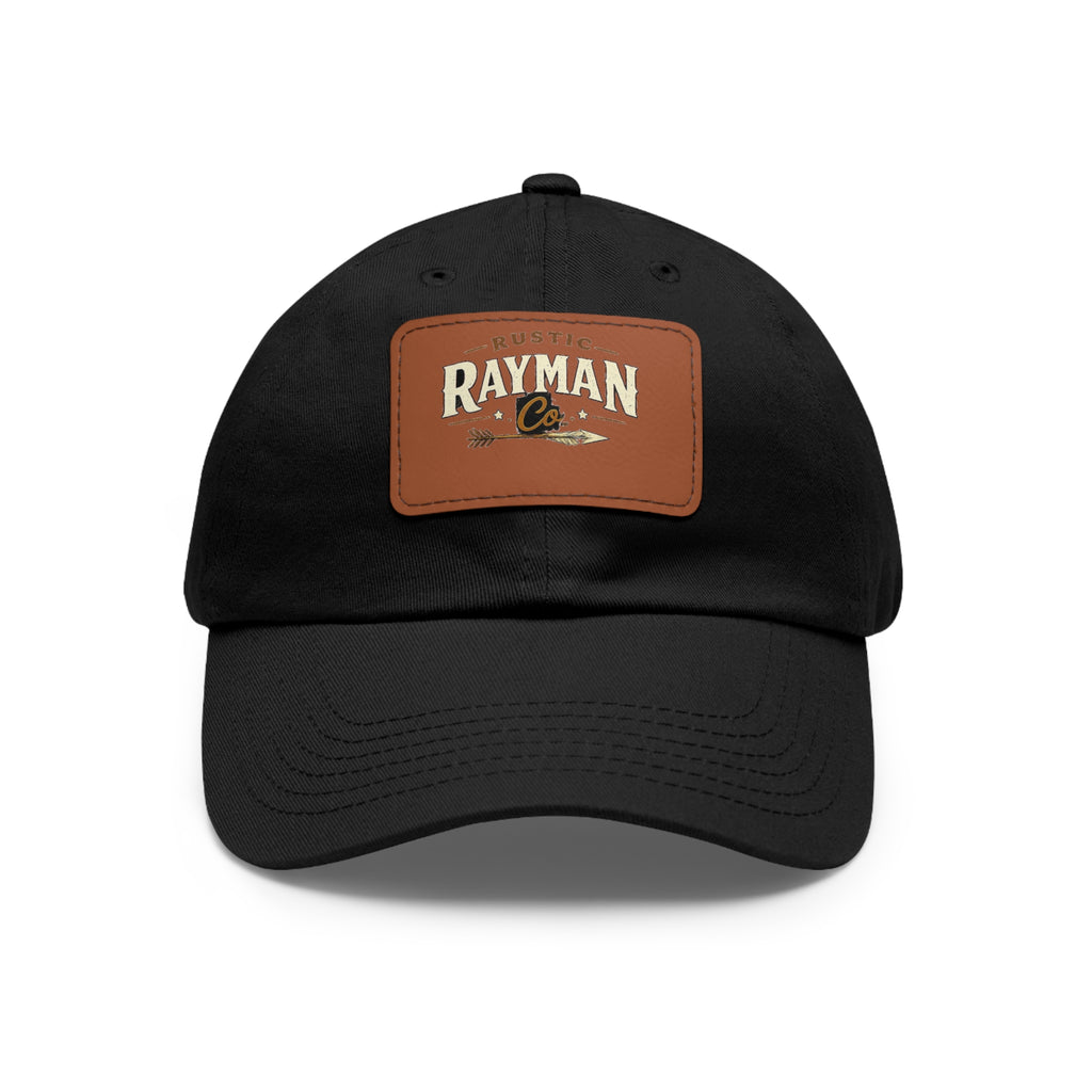 Rayman Co. Leather Patch Dad Hat — Vintage Baseball Cap
