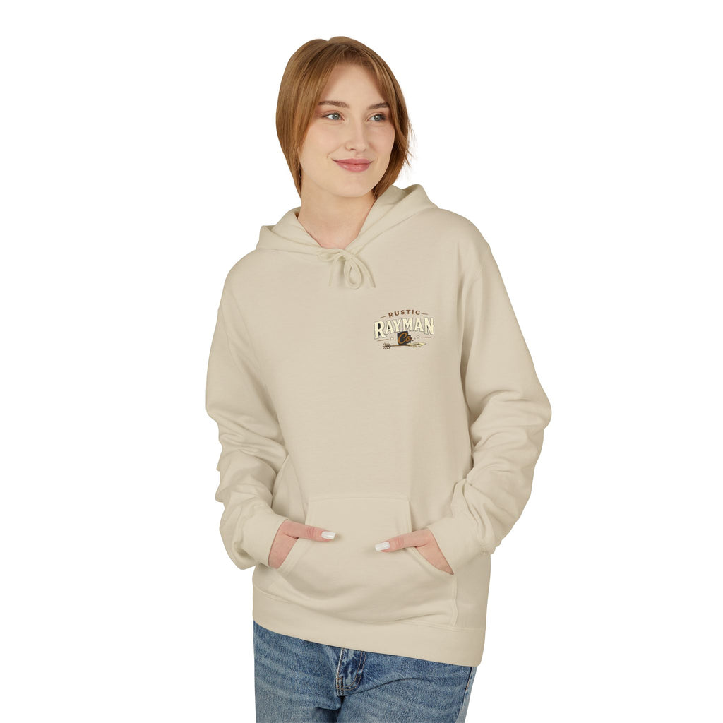 Rustic Rayman Co. Hoodie — Vintage Arrow Logo Crewneck