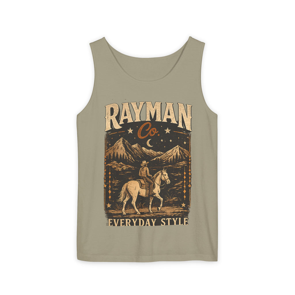 Rustic Rayman Co Tank Top — Garment-Dyed Vintage Style