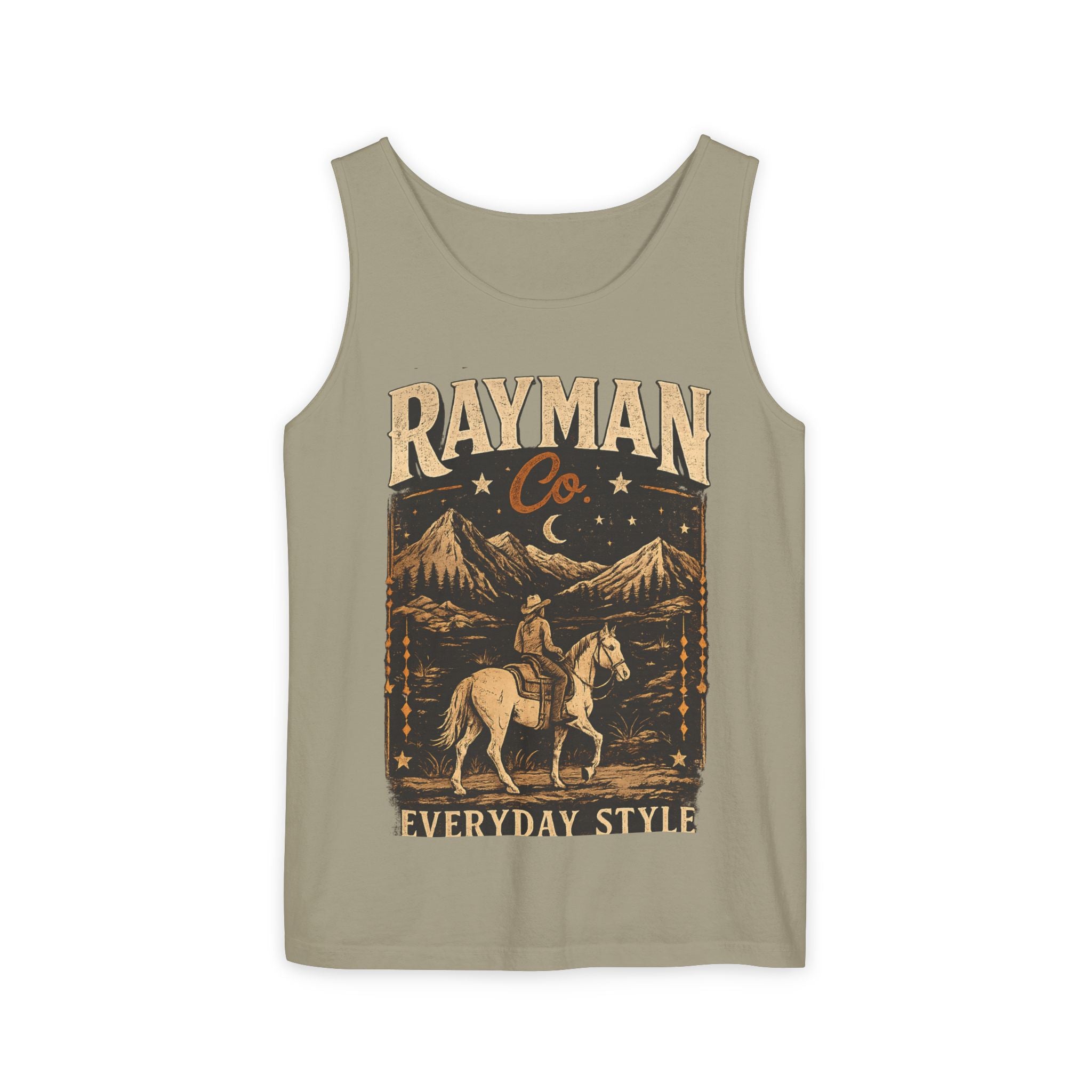 Rustic Rayman Co Tank Top — Garment-Dyed Vintage Style