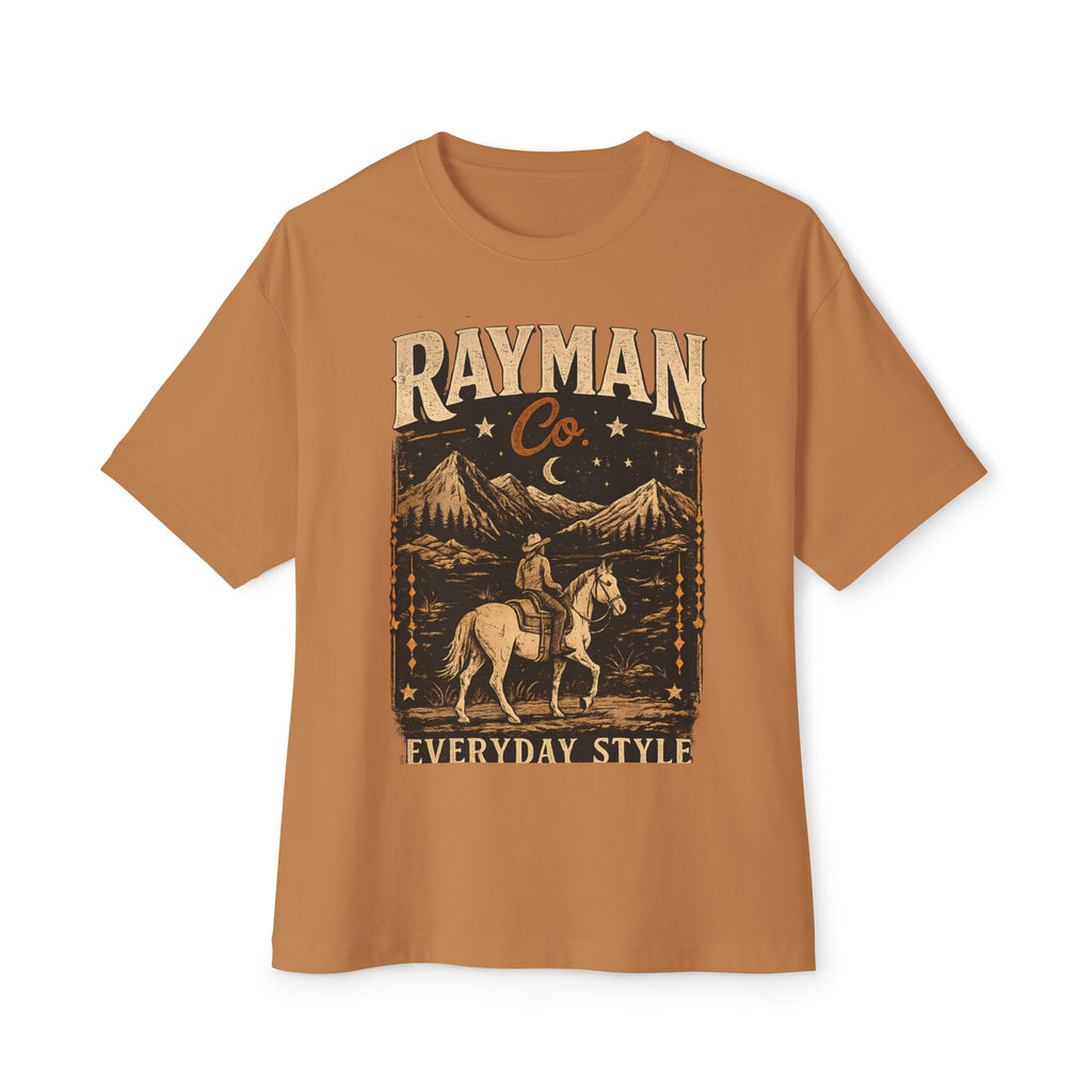 Rayman Co. Vintage Western Tee — Cowboy Horse Graphic T-Shirt