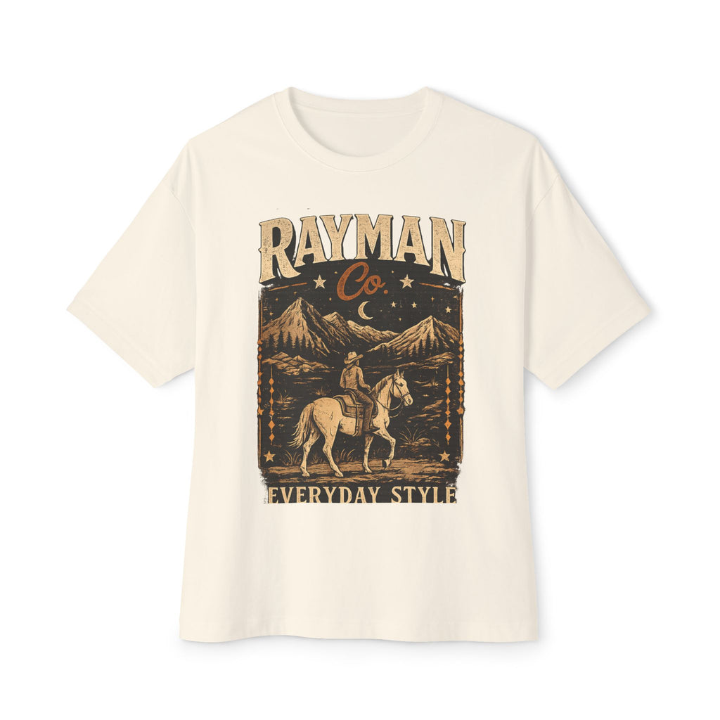 Rayman Co. Vintage Western Tee — Cowboy Horse Graphic T-Shirt