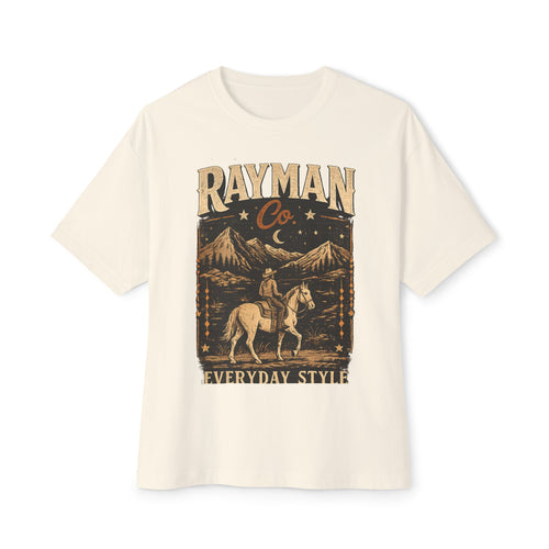 Rayman Co. Vintage Western Tee — Cowboy Horse Graphic T-Shirt