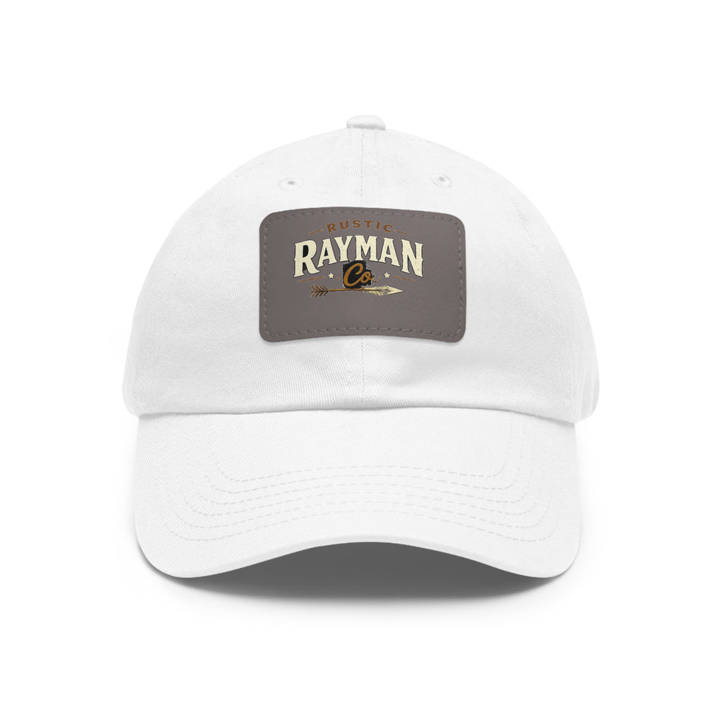 Rayman Co. Leather Patch Dad Hat — Vintage Baseball Cap