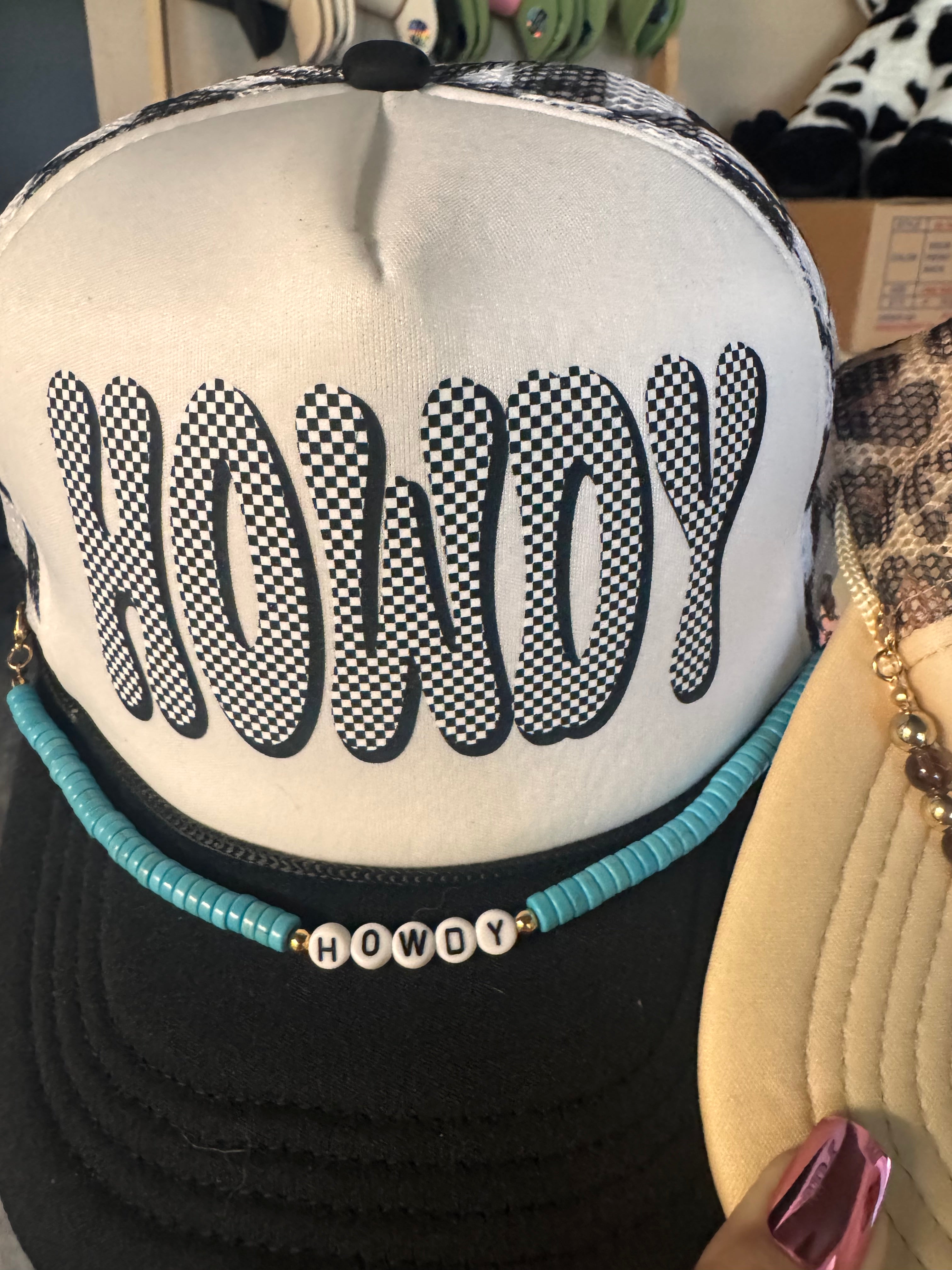 Howdy trucker hats