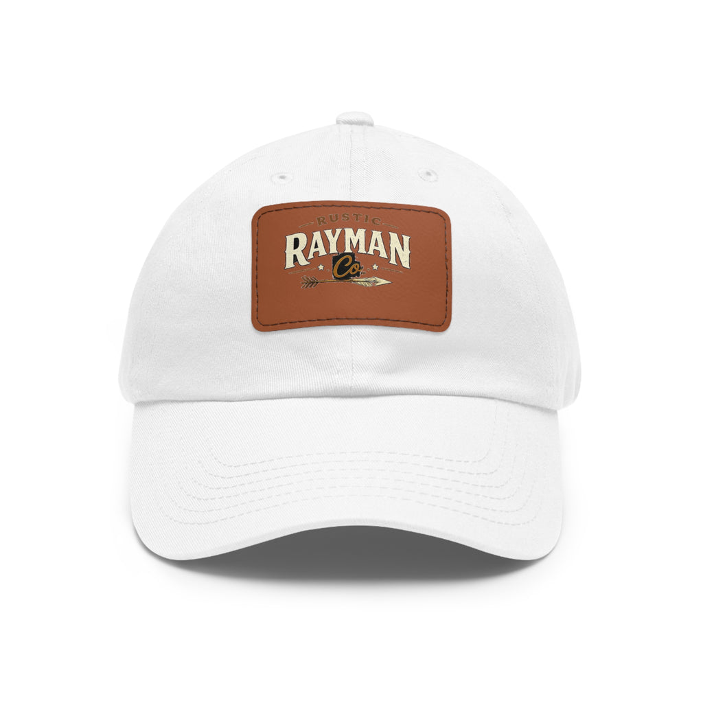 Rayman Co. Leather Patch Dad Hat — Vintage Baseball Cap