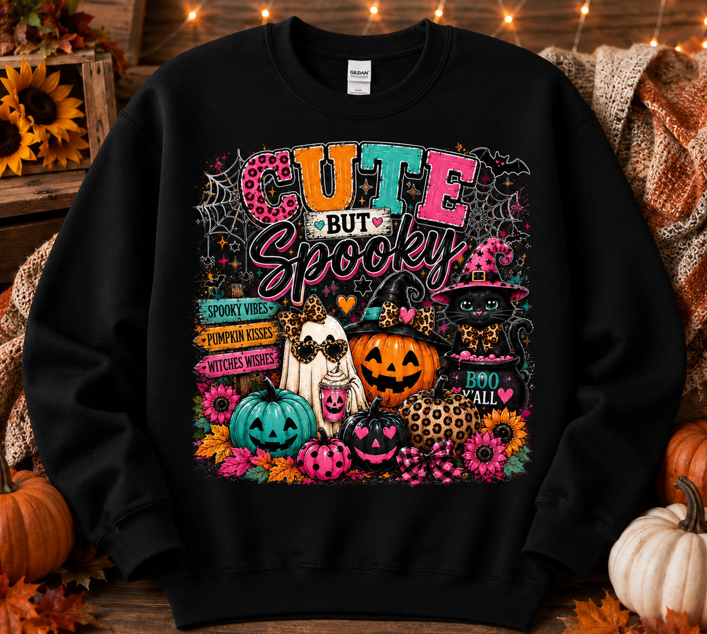 Cute But Spooky | Boutique Halloween Crewneck Limited Edition Fall Collection