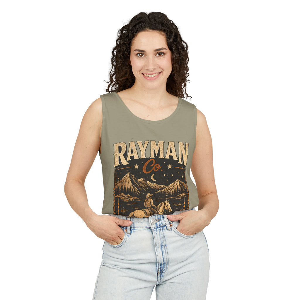 Rustic Rayman Co Tank Top — Garment-Dyed Vintage Style