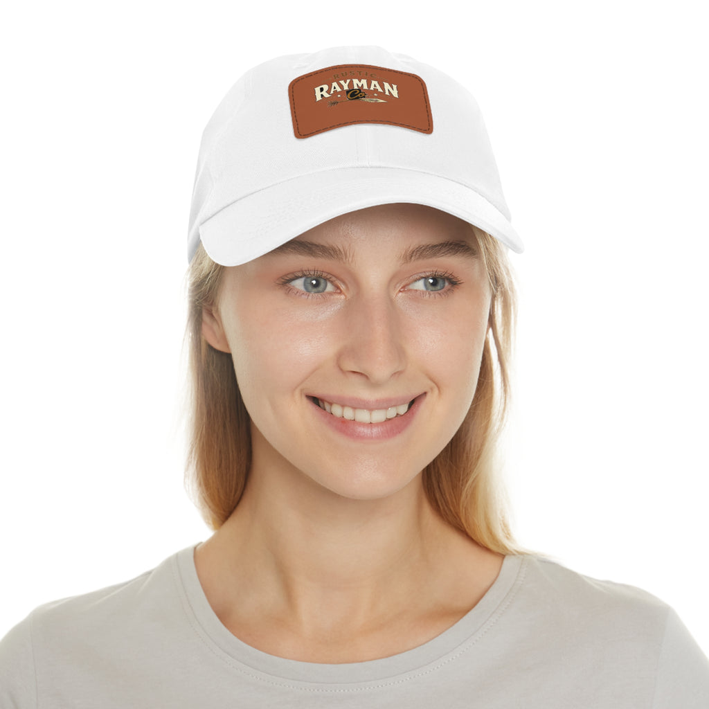 Rayman Co. Leather Patch Dad Hat — Vintage Baseball Cap