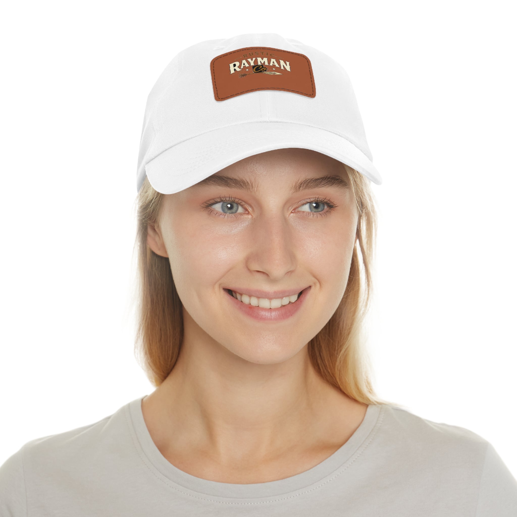 Rayman Co. Leather Patch Dad Hat — Vintage Baseball Cap