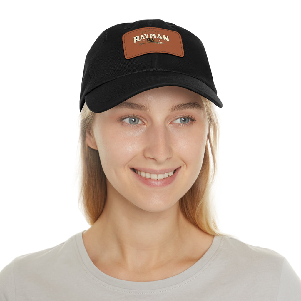 Rayman Co. Leather Patch Dad Hat — Vintage Baseball Cap