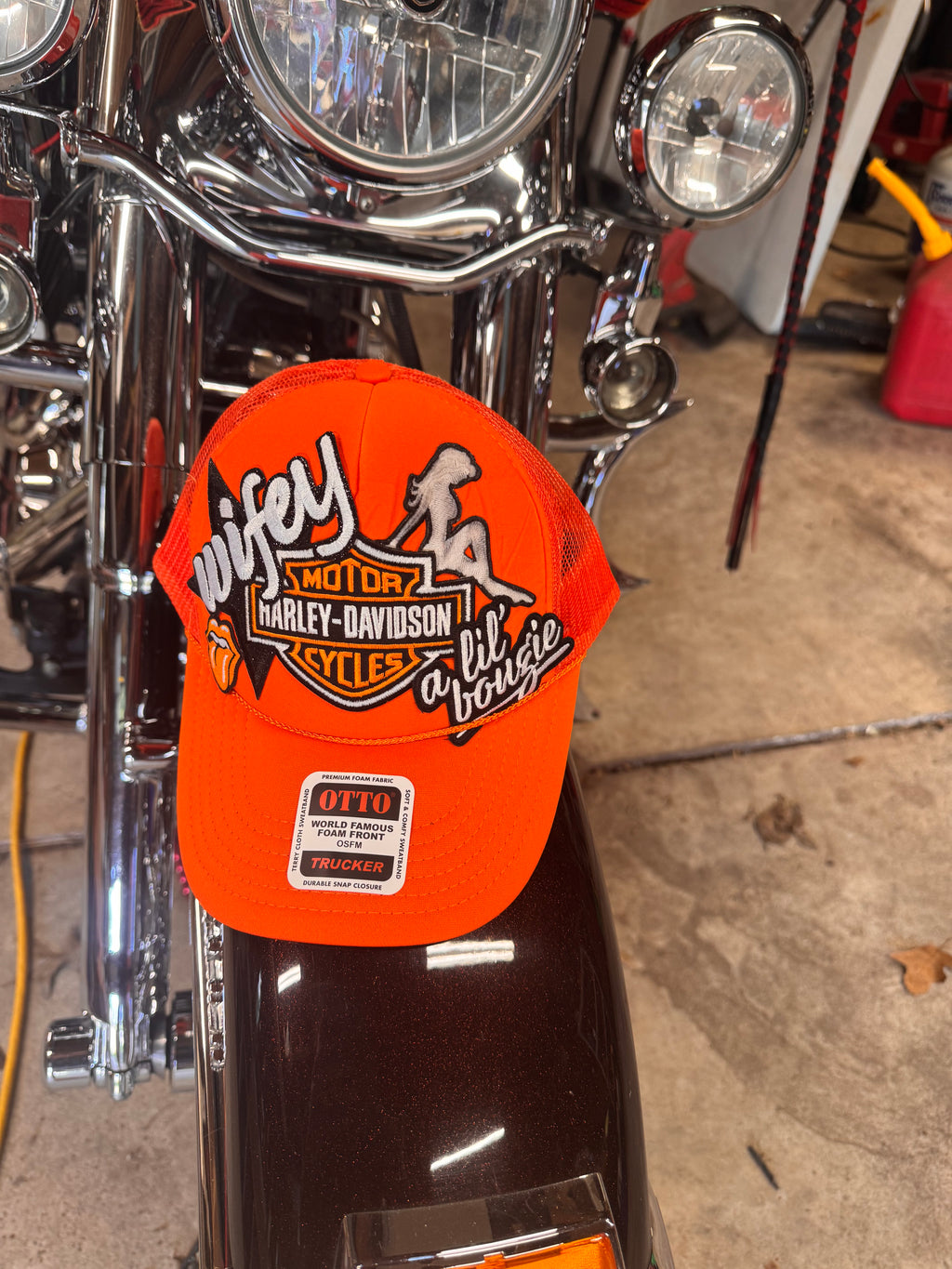 HD Wifey custom trucker hat