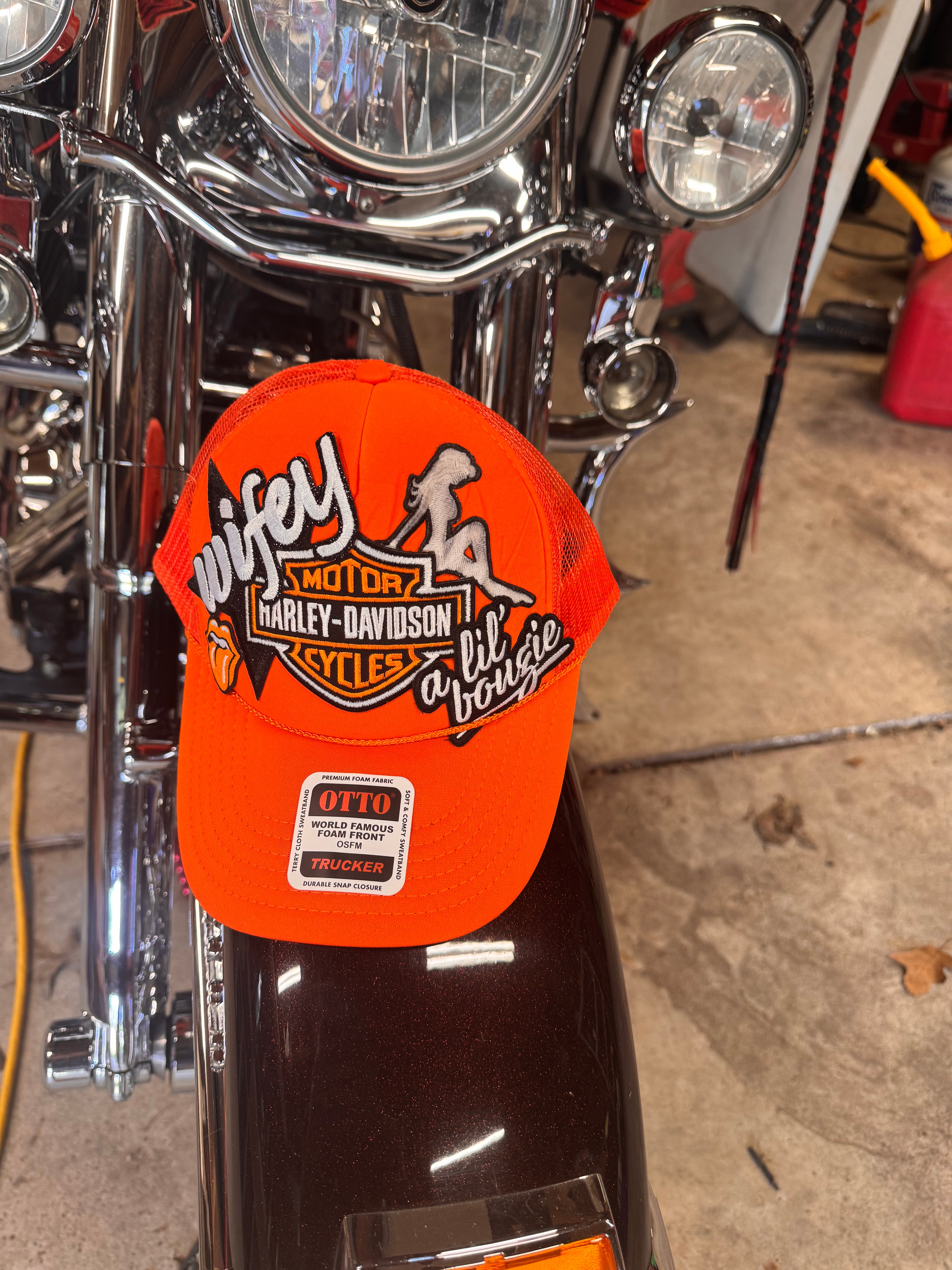 HD Wifey custom trucker hat