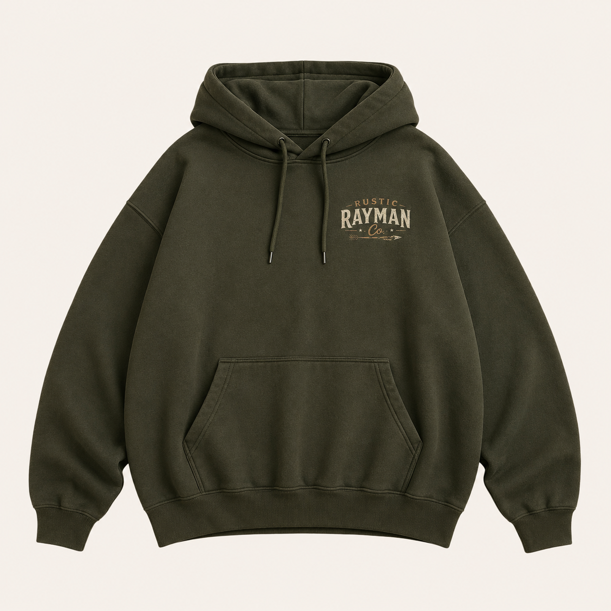 Rustic Rayman logo hoodies