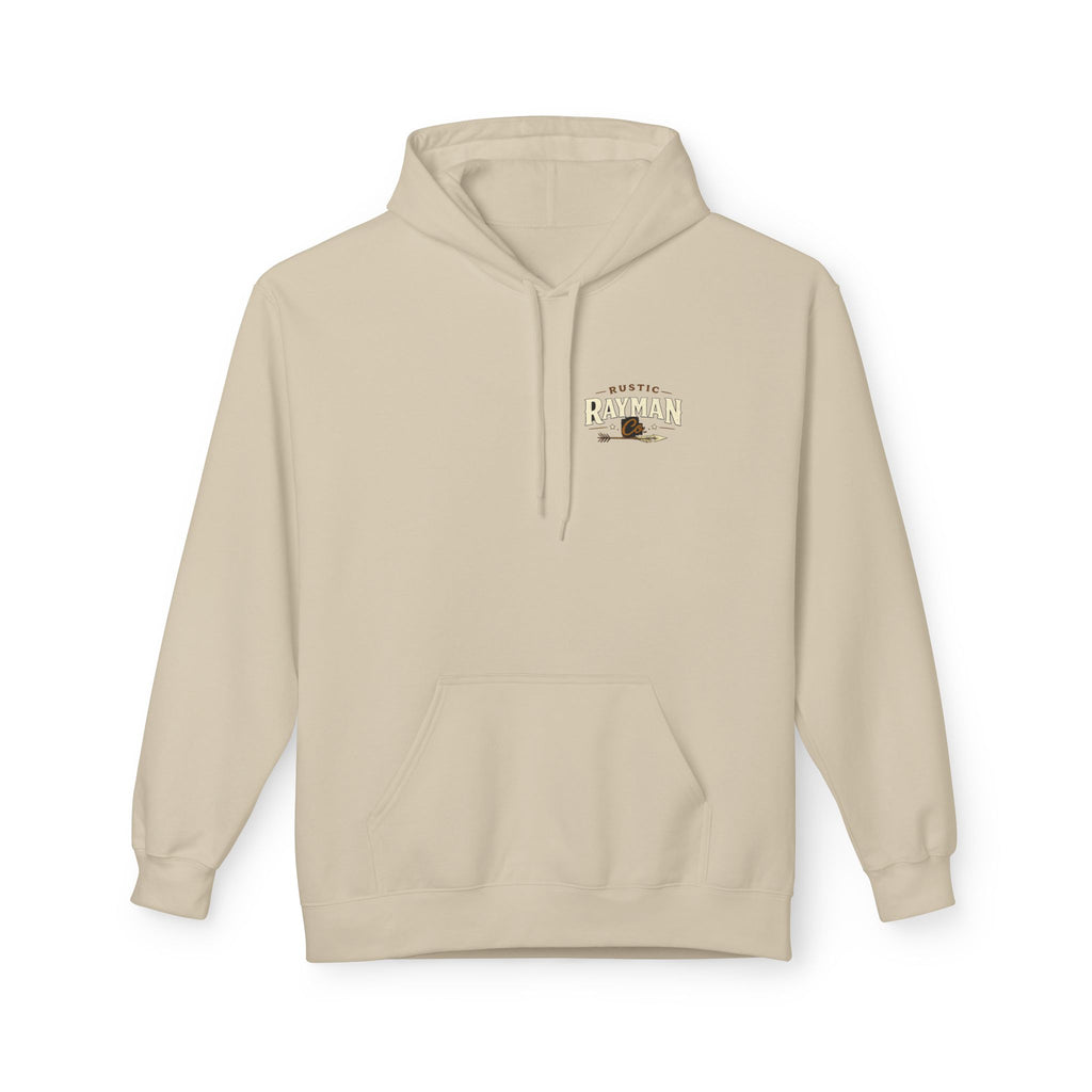 Rustic Rayman Co. Hoodie — Vintage Arrow Logo Crewneck