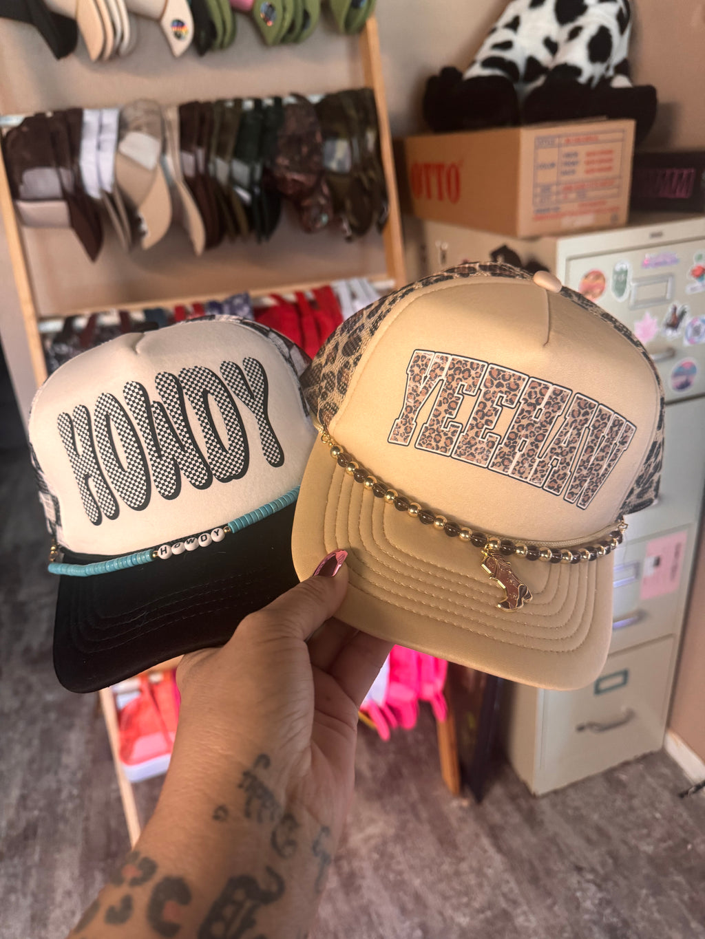 Red White and Blue 3 hat bundle