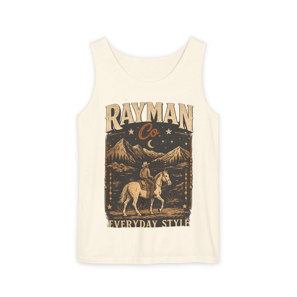 Rustic Rayman Co Tank Top — Garment-Dyed Vintage Style