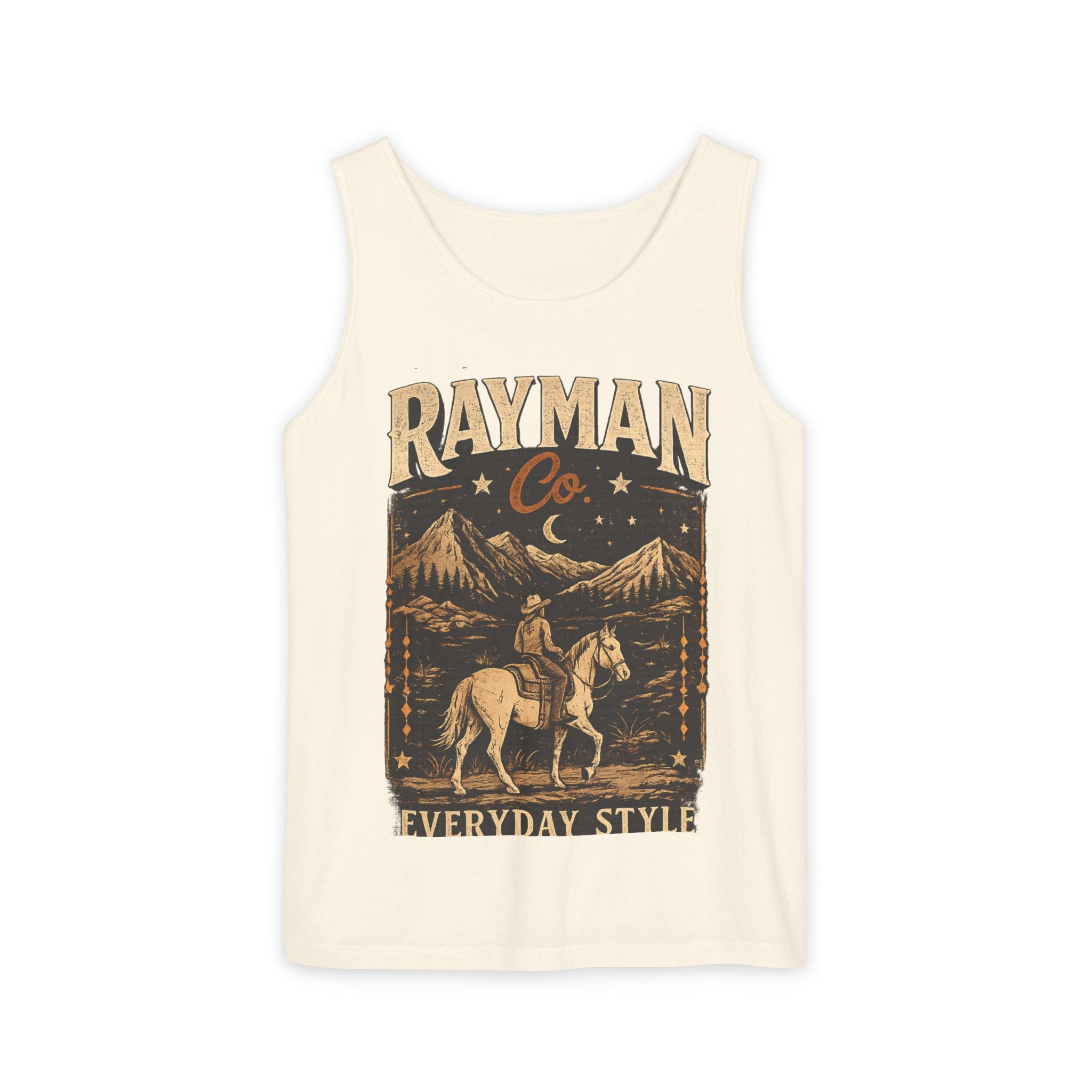 Rustic Rayman Co Tank Top — Garment-Dyed Vintage Style
