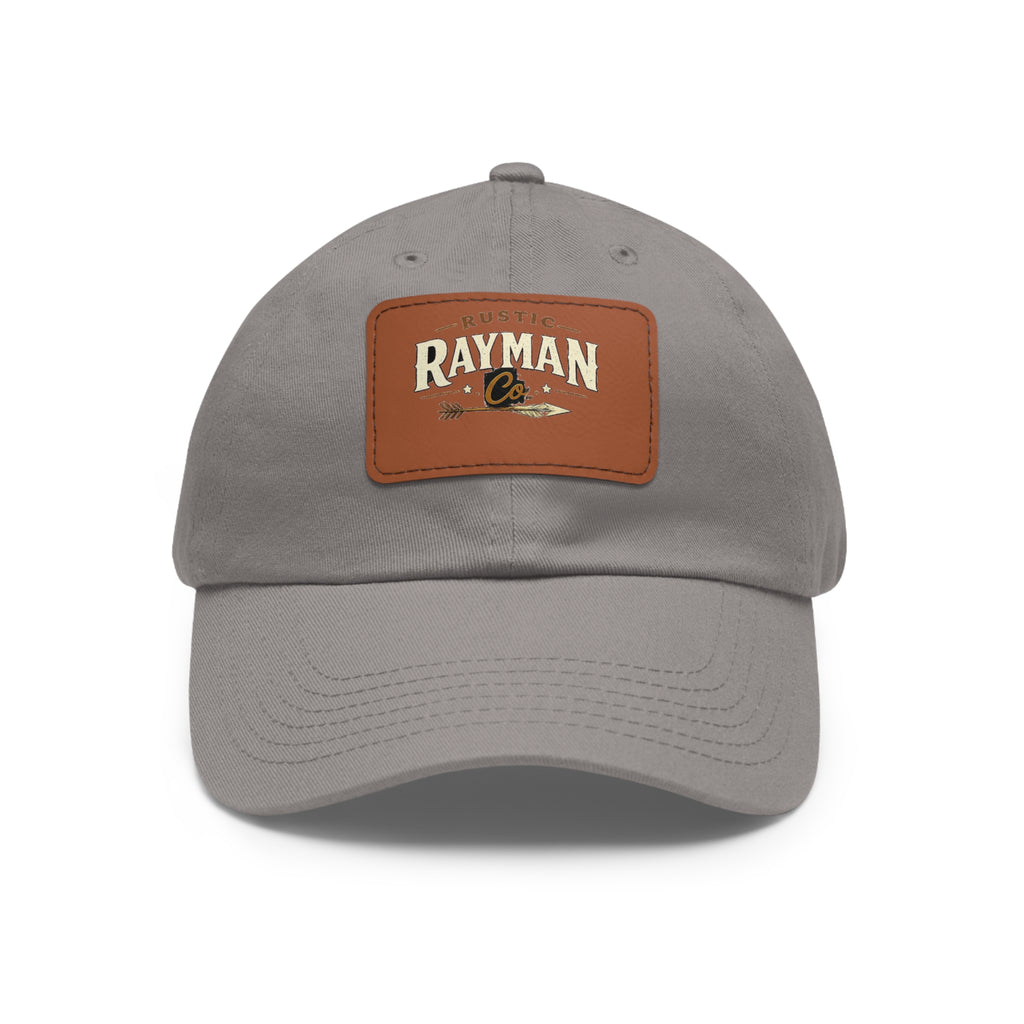 Rayman Co. Leather Patch Dad Hat — Vintage Baseball Cap