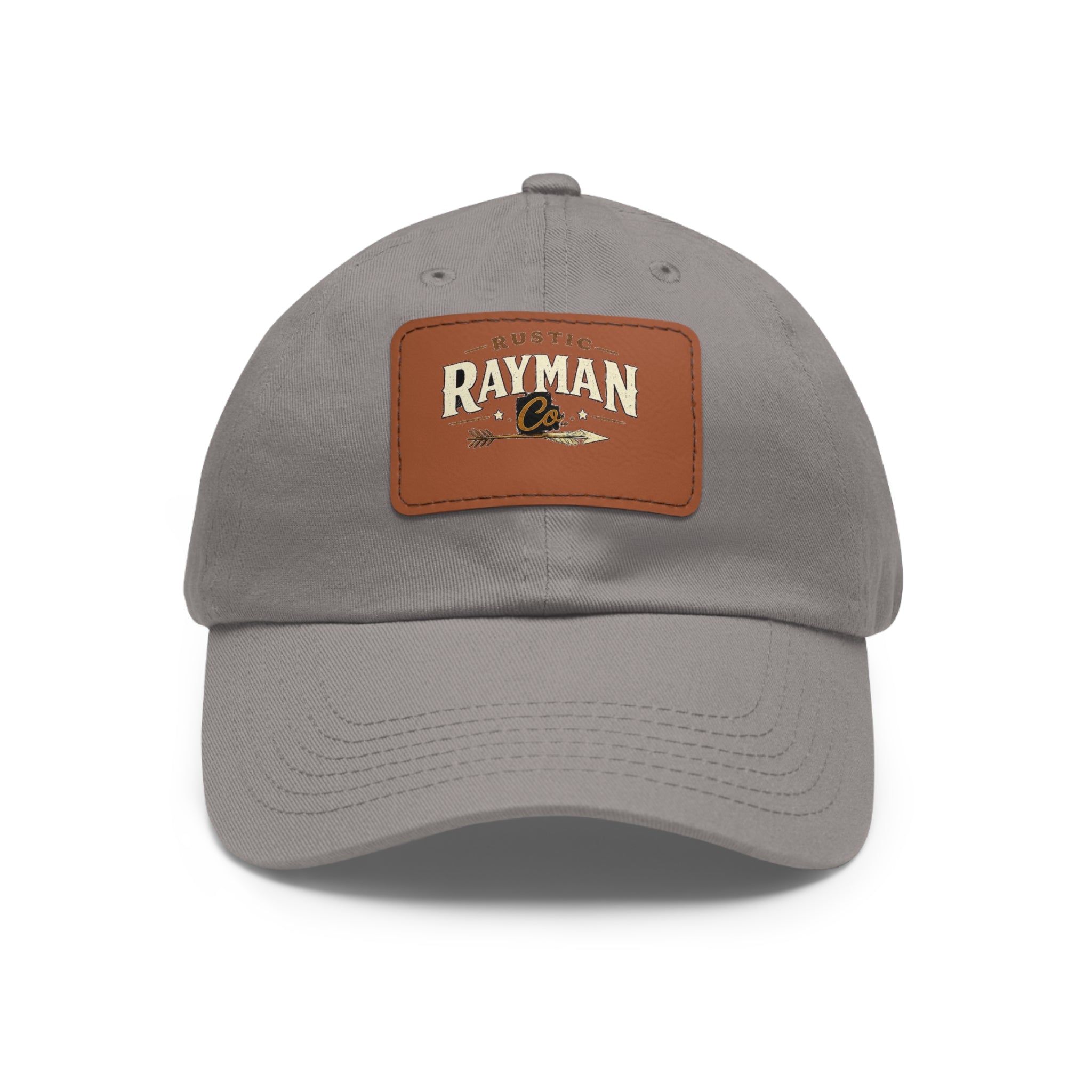 Rayman Co. Leather Patch Dad Hat — Vintage Baseball Cap