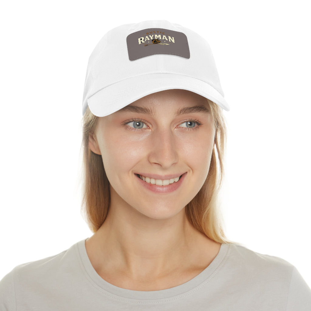 Rayman Co. Leather Patch Dad Hat — Vintage Baseball Cap