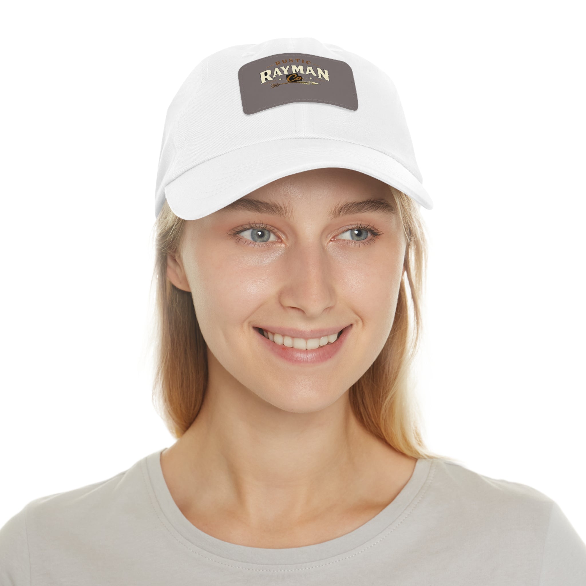 Rayman Co. Leather Patch Dad Hat — Vintage Baseball Cap