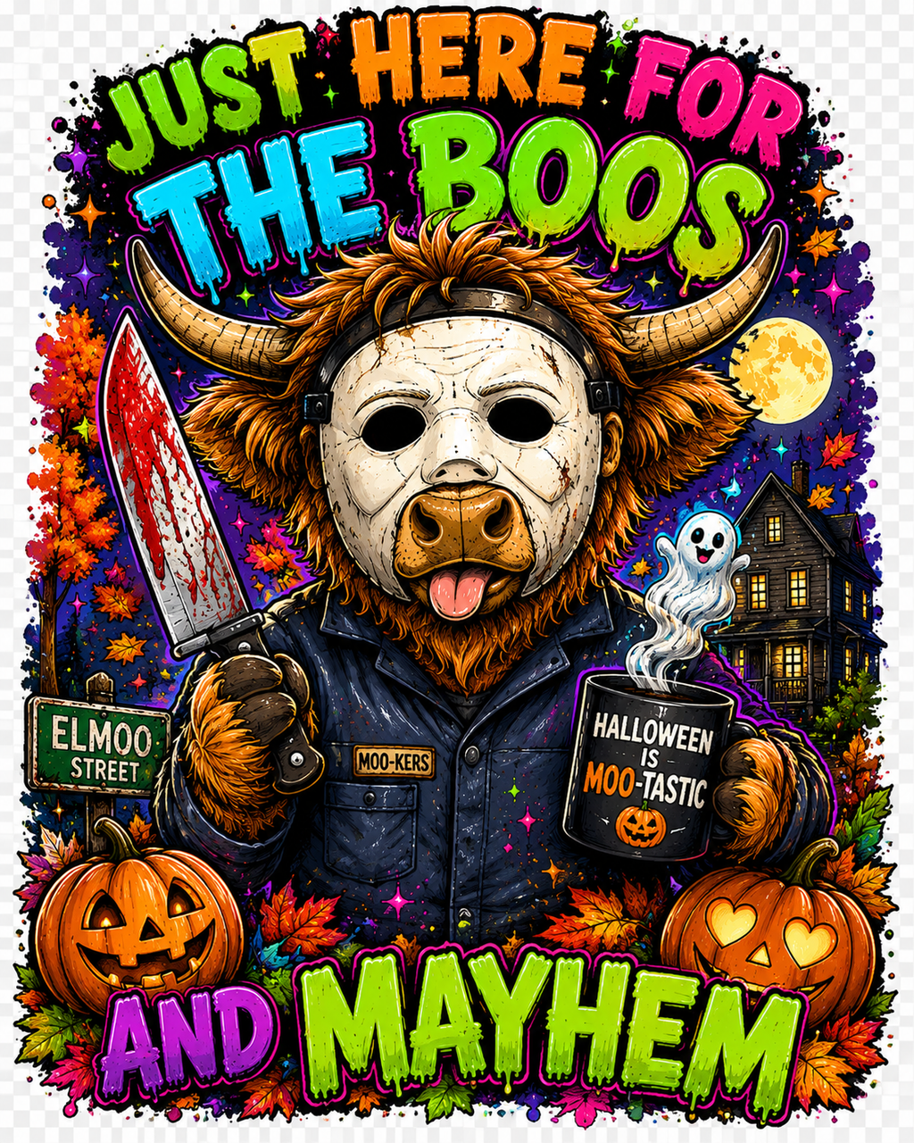 Good Cows Gone Bad – Halloween Highland Cow Digital Download 5/$3 Sale