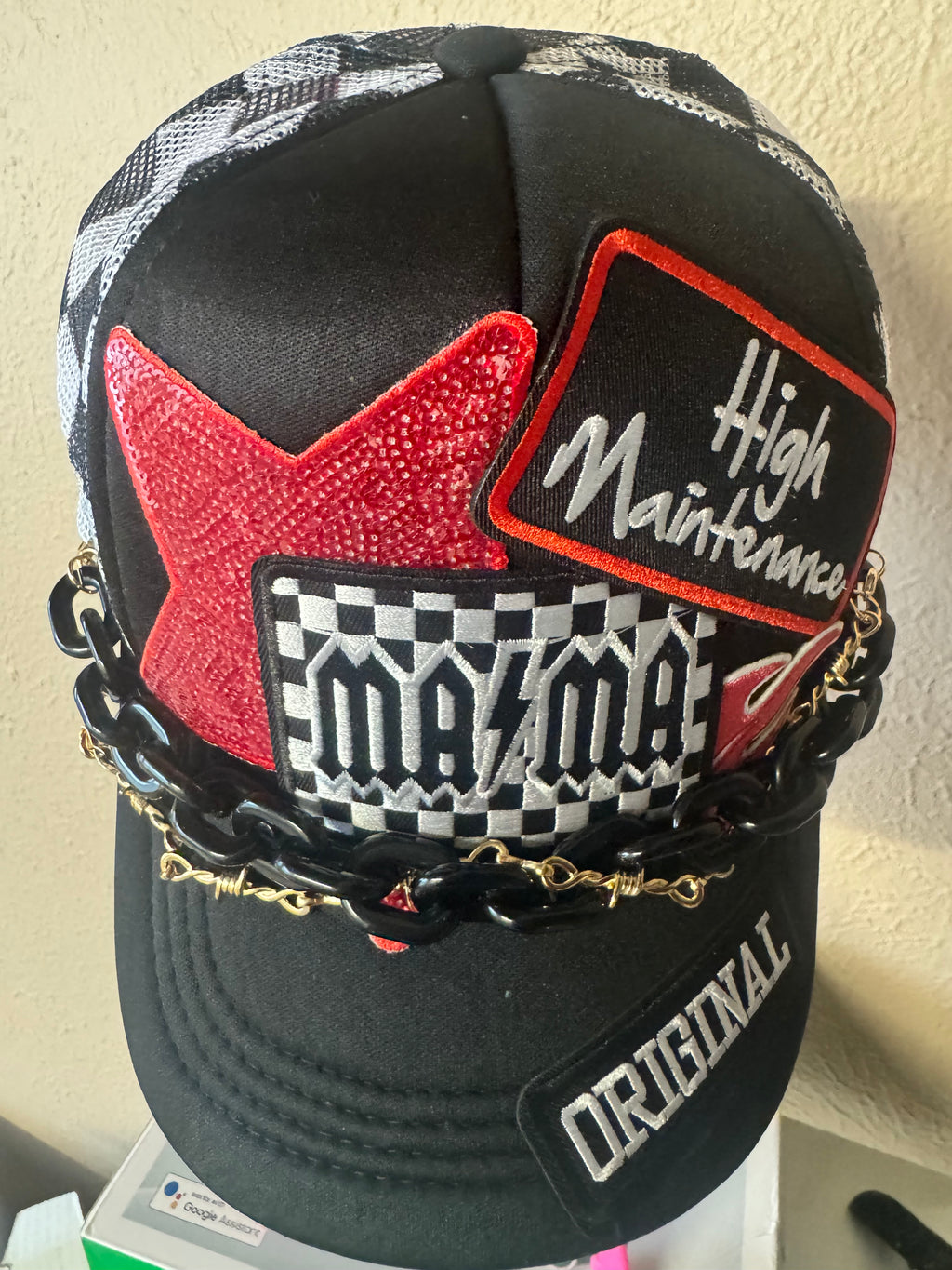High Maintenance MAMA trucker hat