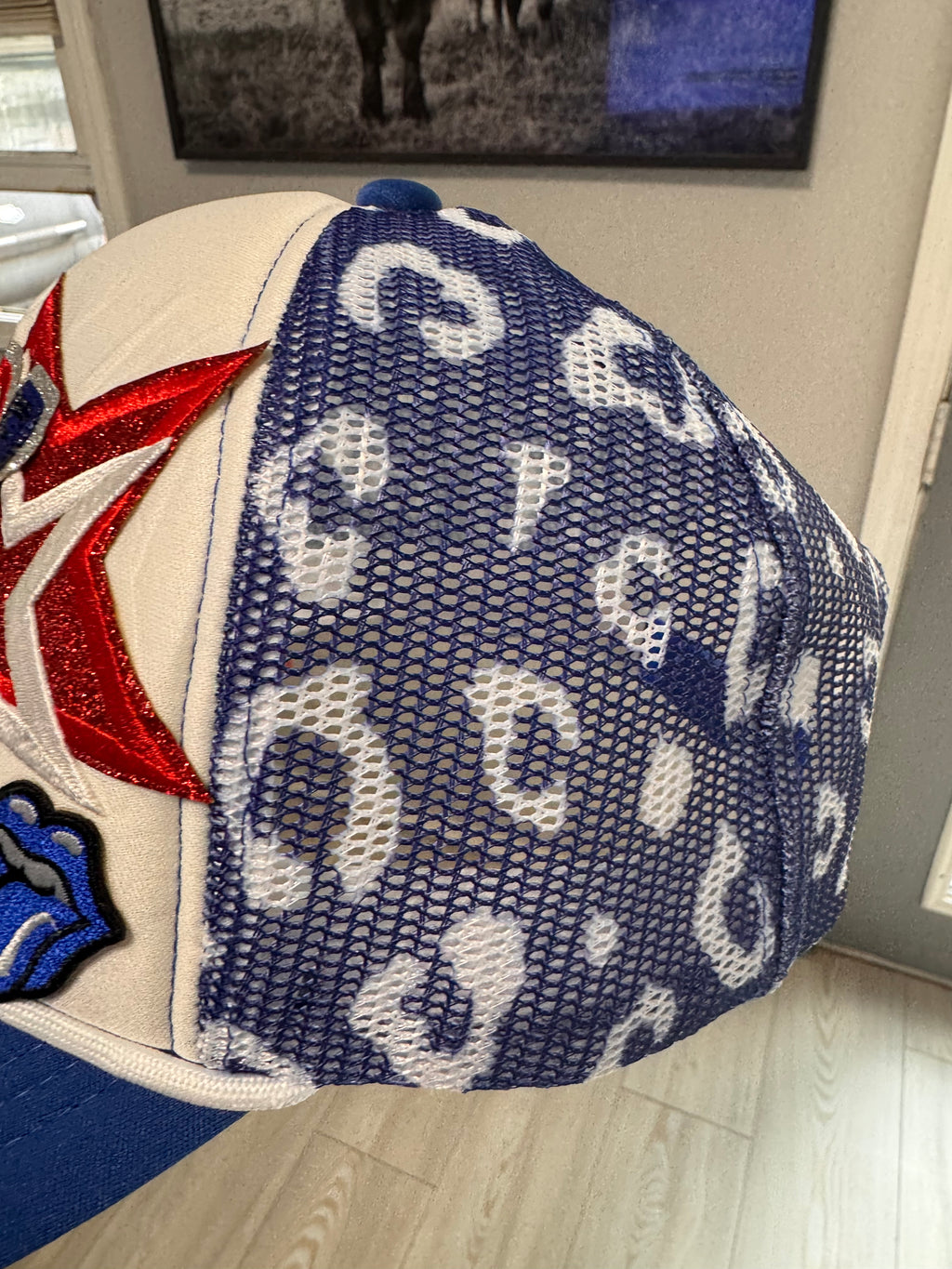 RED WINE AND BLUE trucker hat