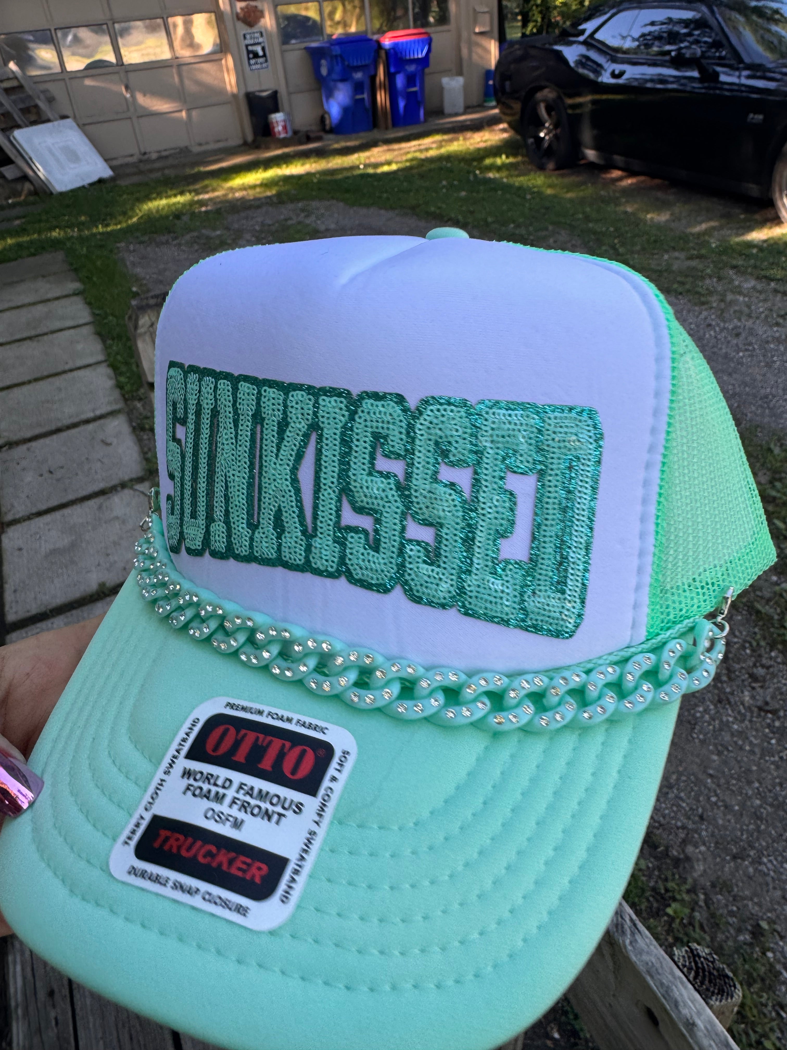 Sun-kissed custom hat