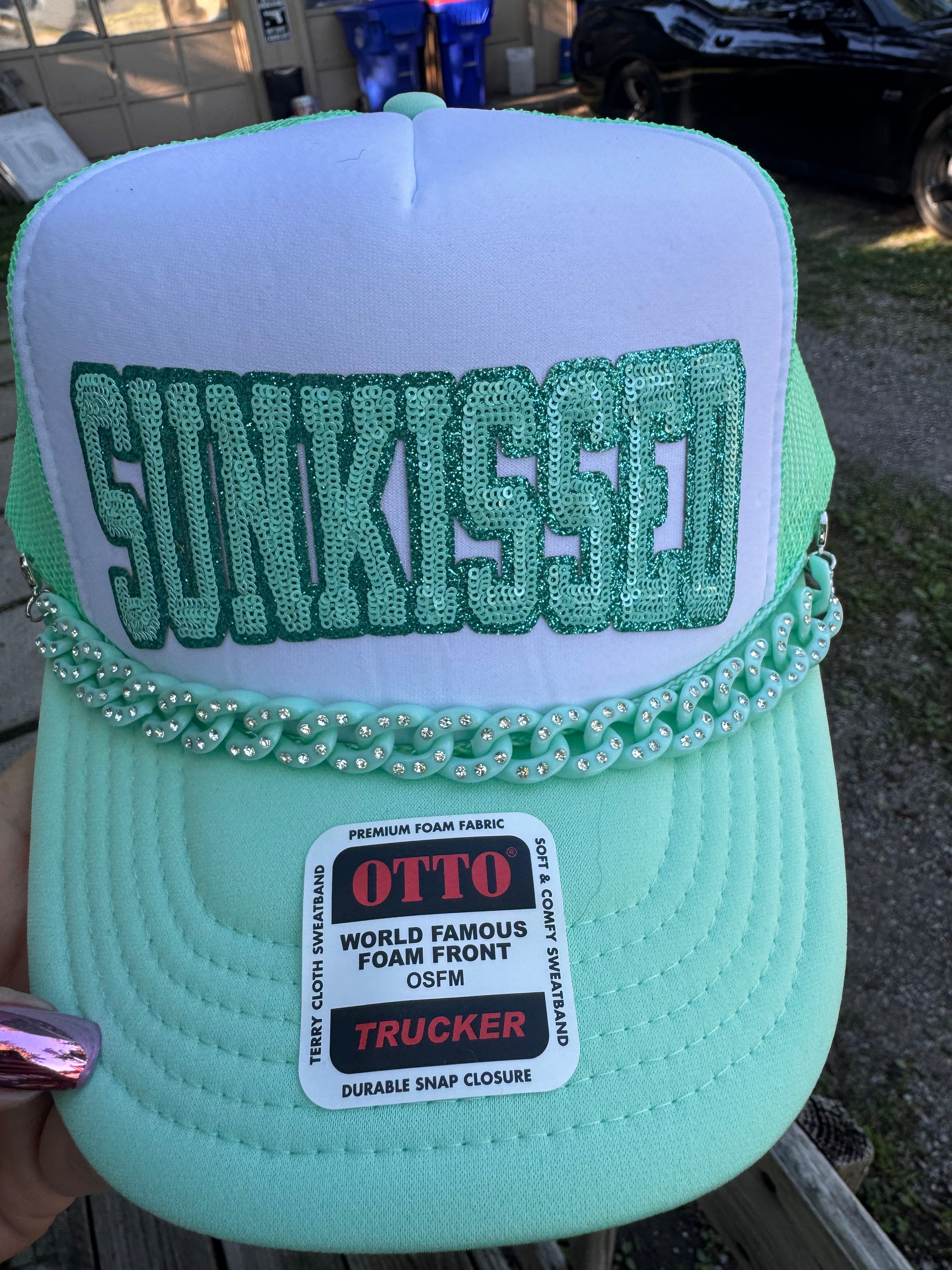 Sun-kissed custom hat