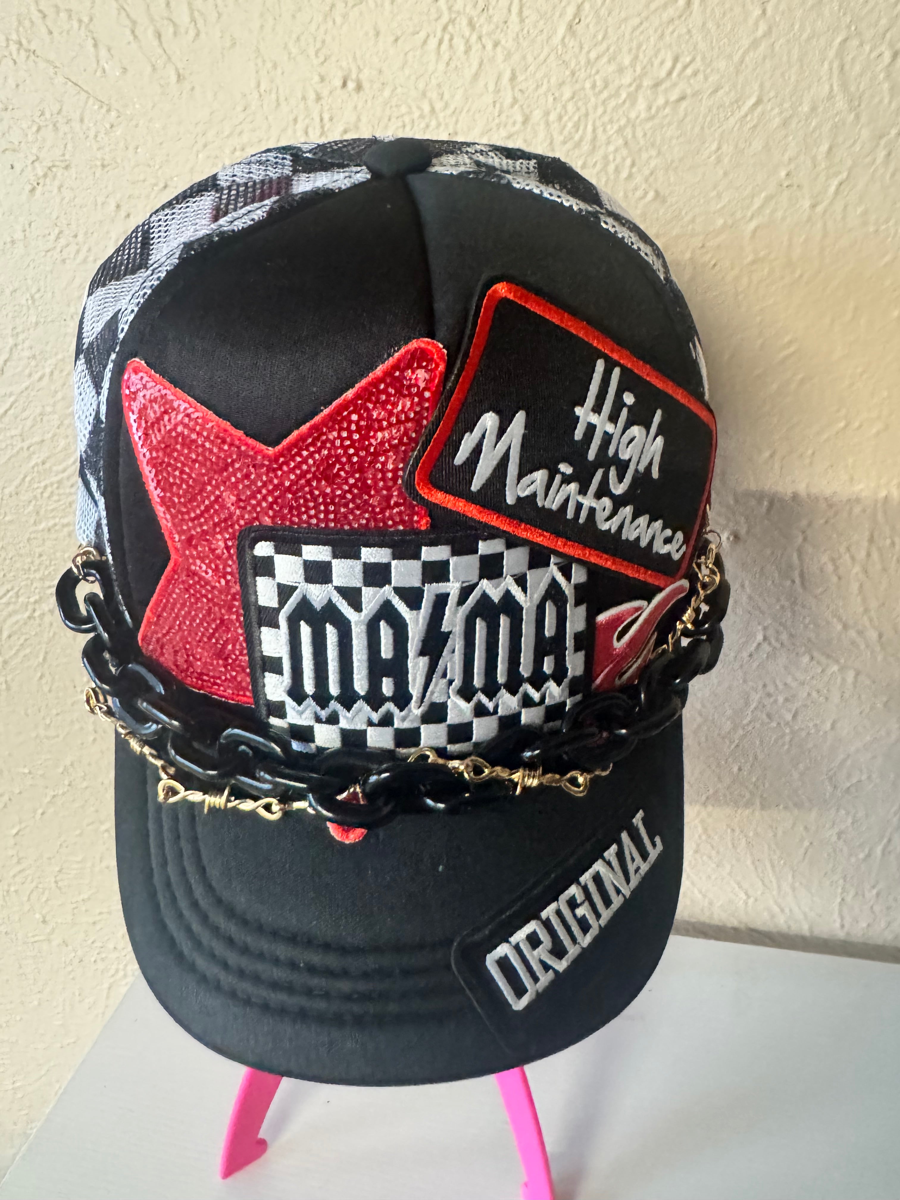 High Maintenance MAMA trucker hat