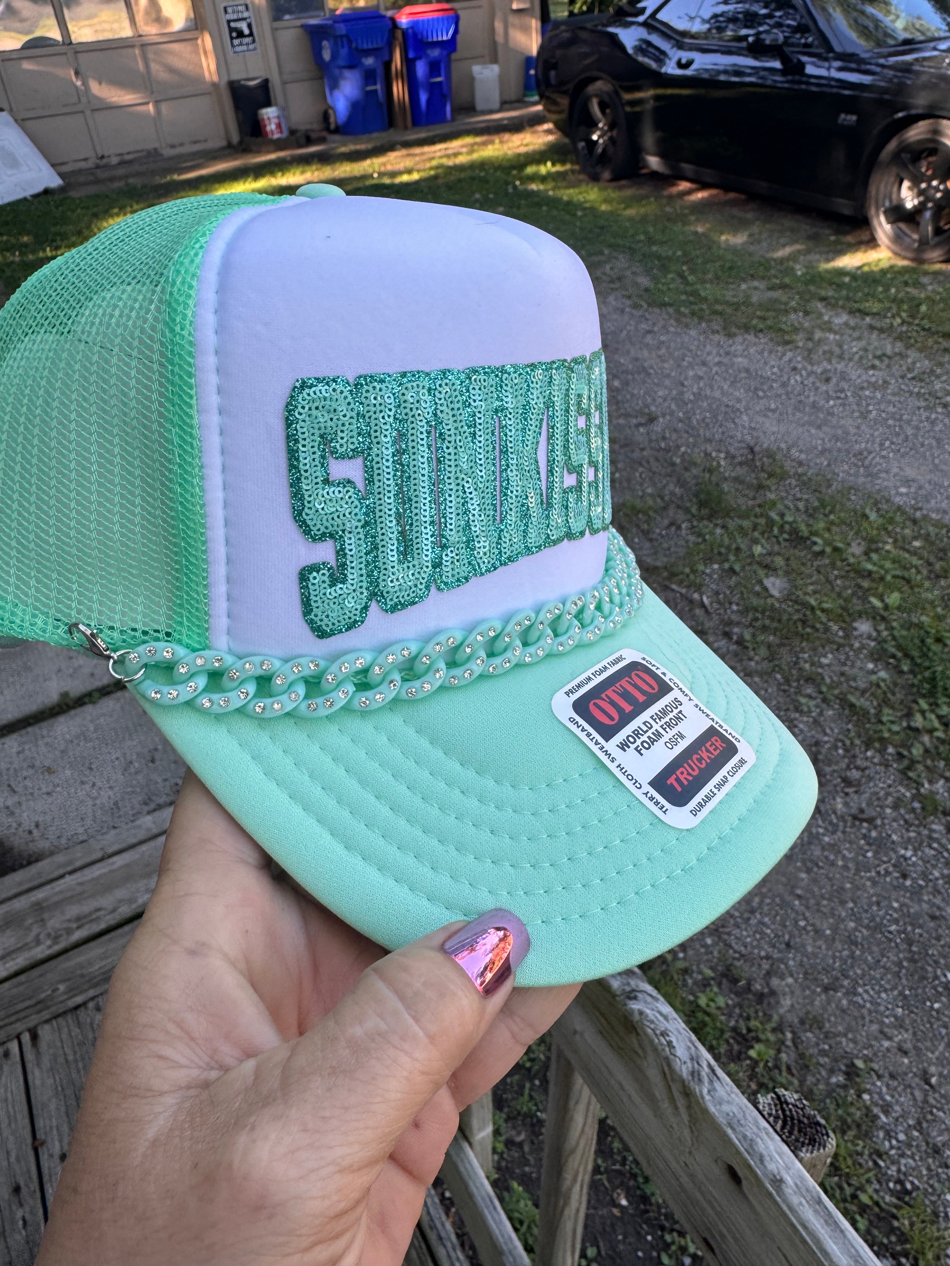 Sun-kissed custom hat
