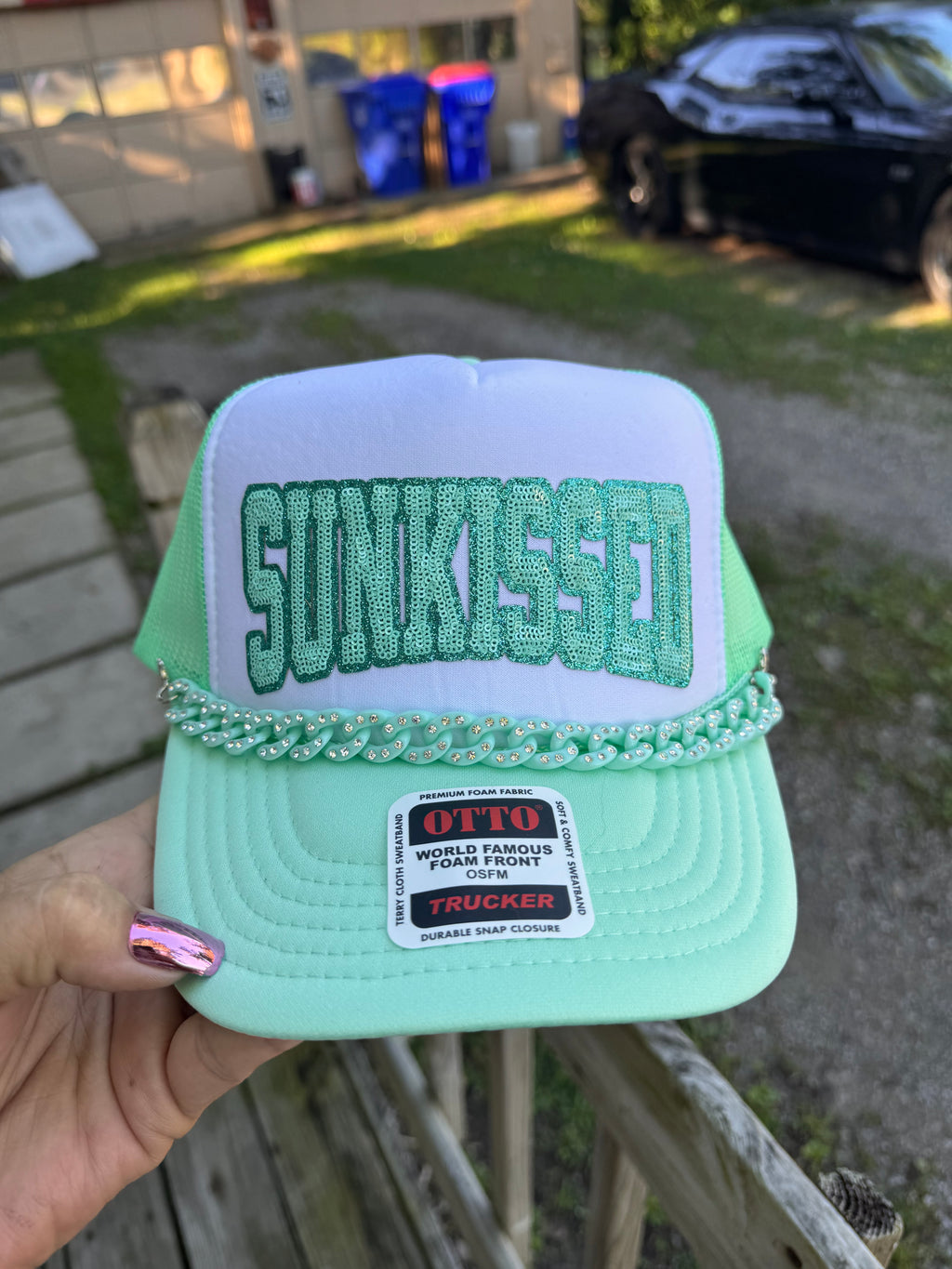 Sun-kissed custom hat