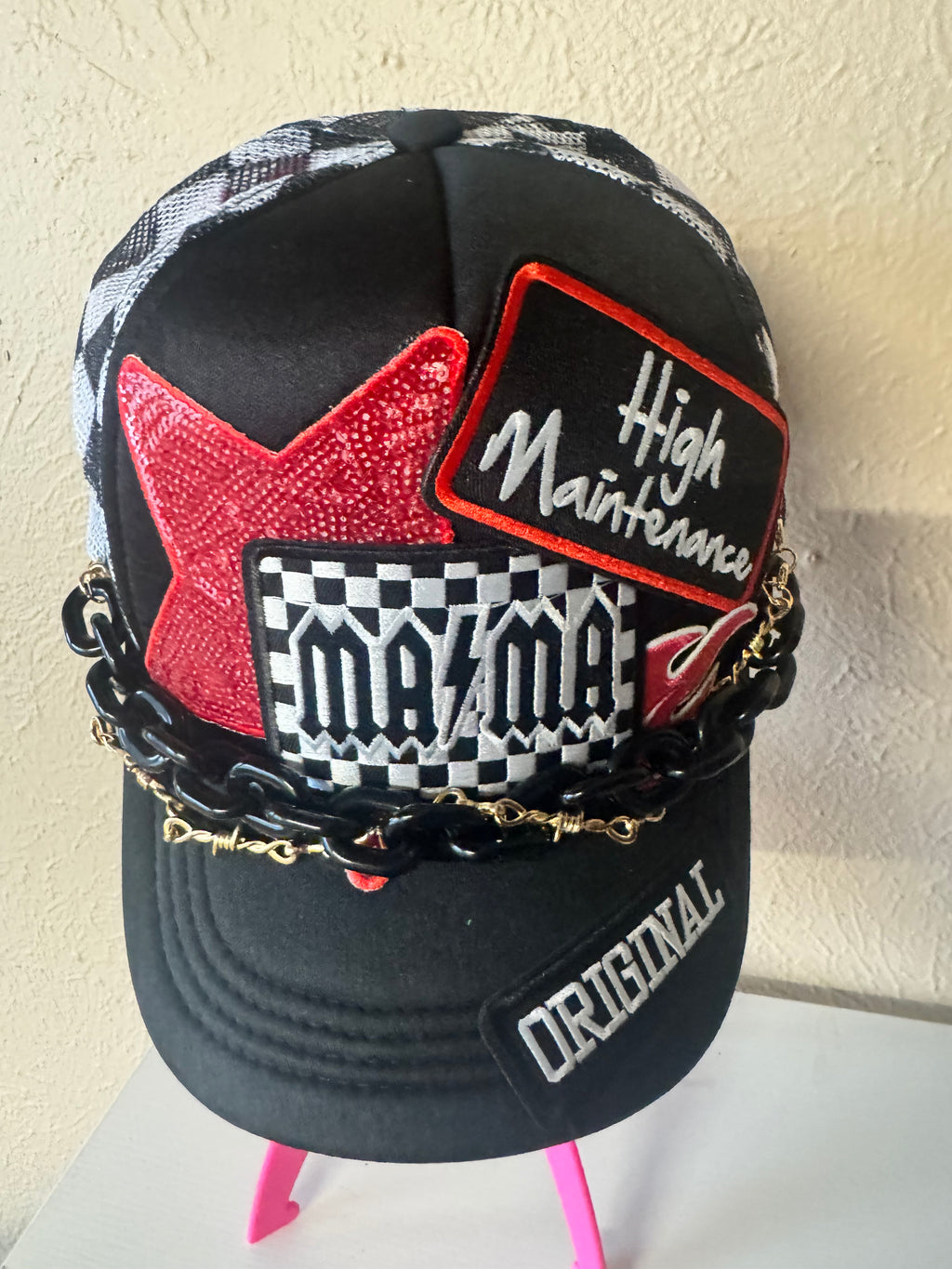 High Maintenance MAMA trucker hat