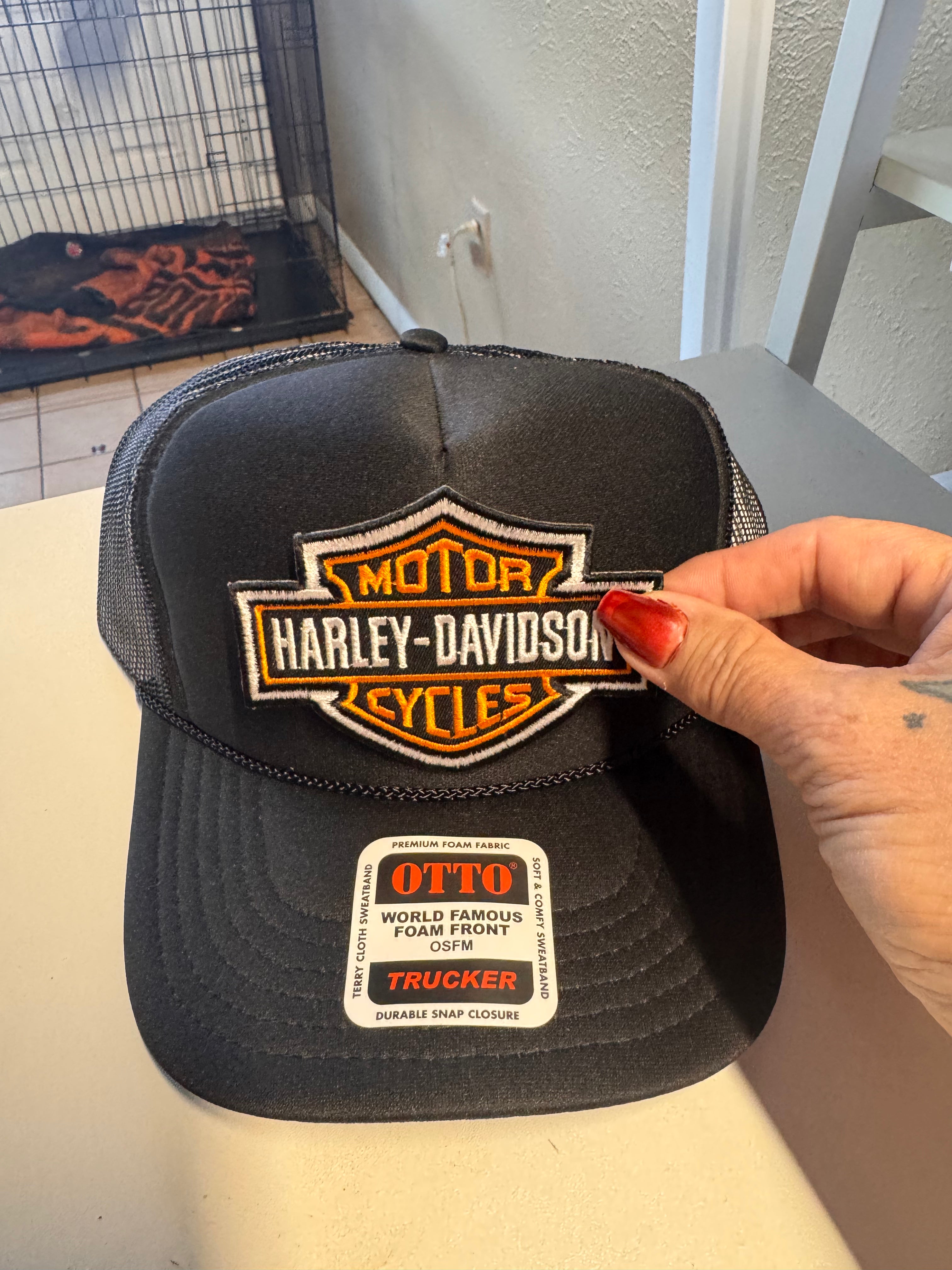 Biker trucker hats