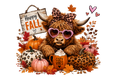 Hello Fall Highland Cow Digital Download | Cozy Autumn Pumpkin Patch PNG | Fall Sublimation Design | Instant Download | Printable Wall Art

Bring all the cozy fall vibes to your next project with this adorable Highland Cow digital design! Featuring a fluf