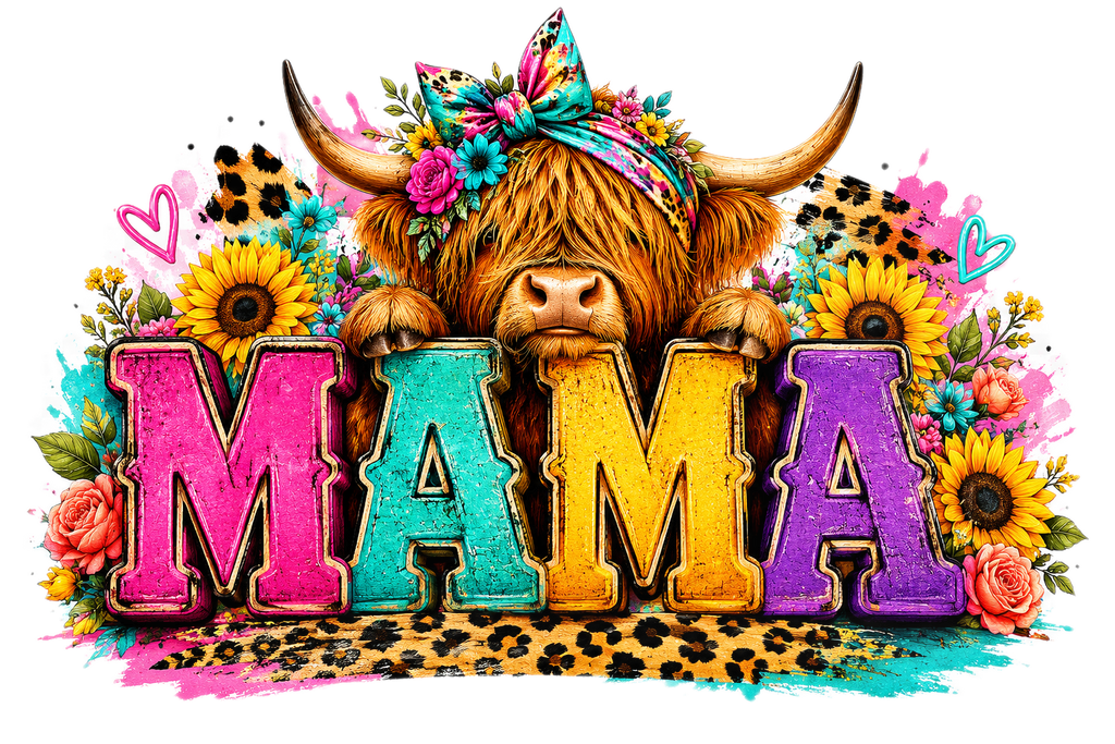 🤠🎃 Western Halloween MAMA | Digital PNG Download | DTF Ready | Sublimation | Printable Design