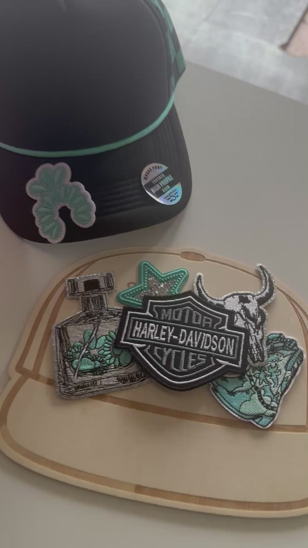 HD custom hat
