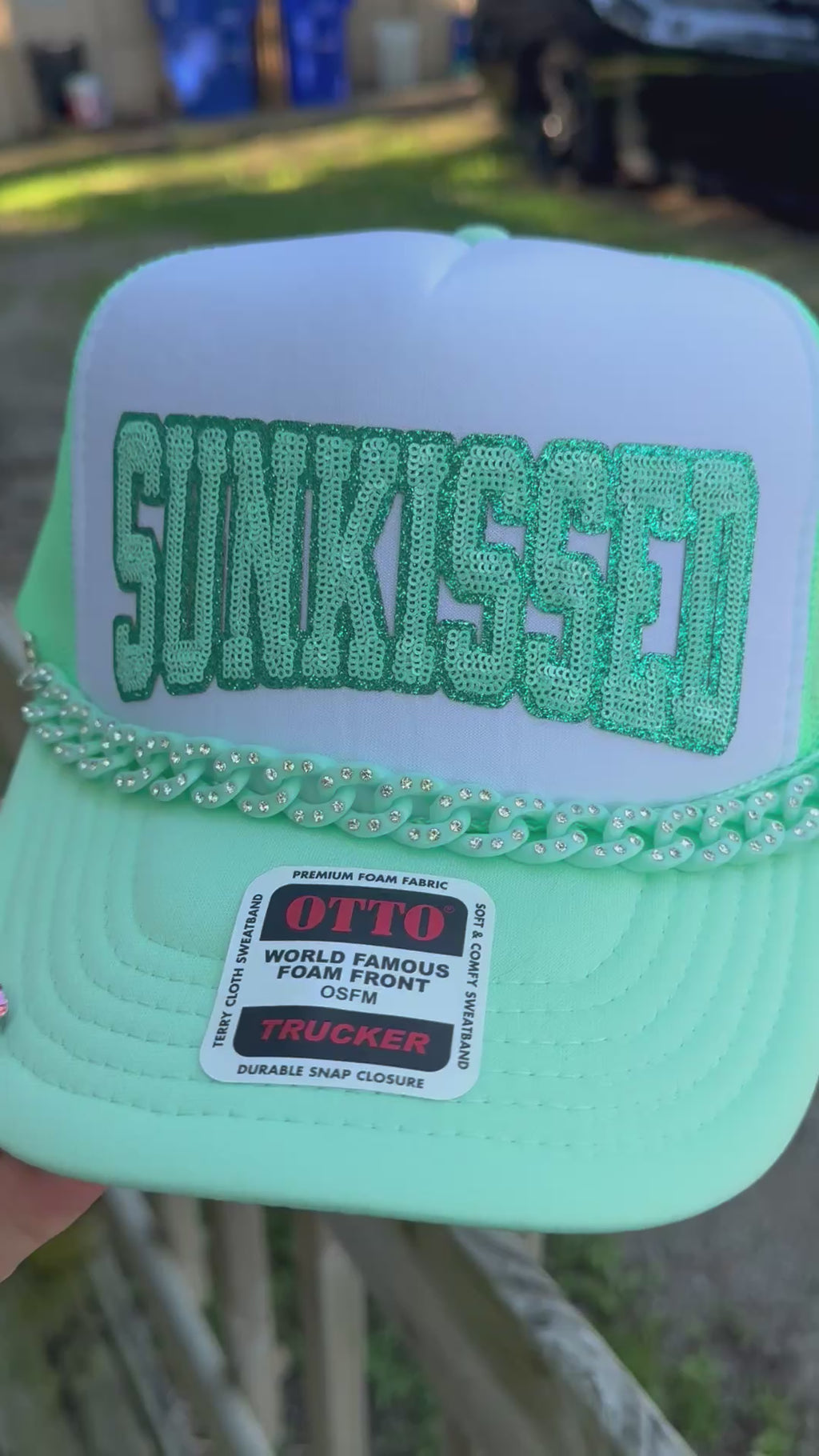 Sun-kissed custom hat